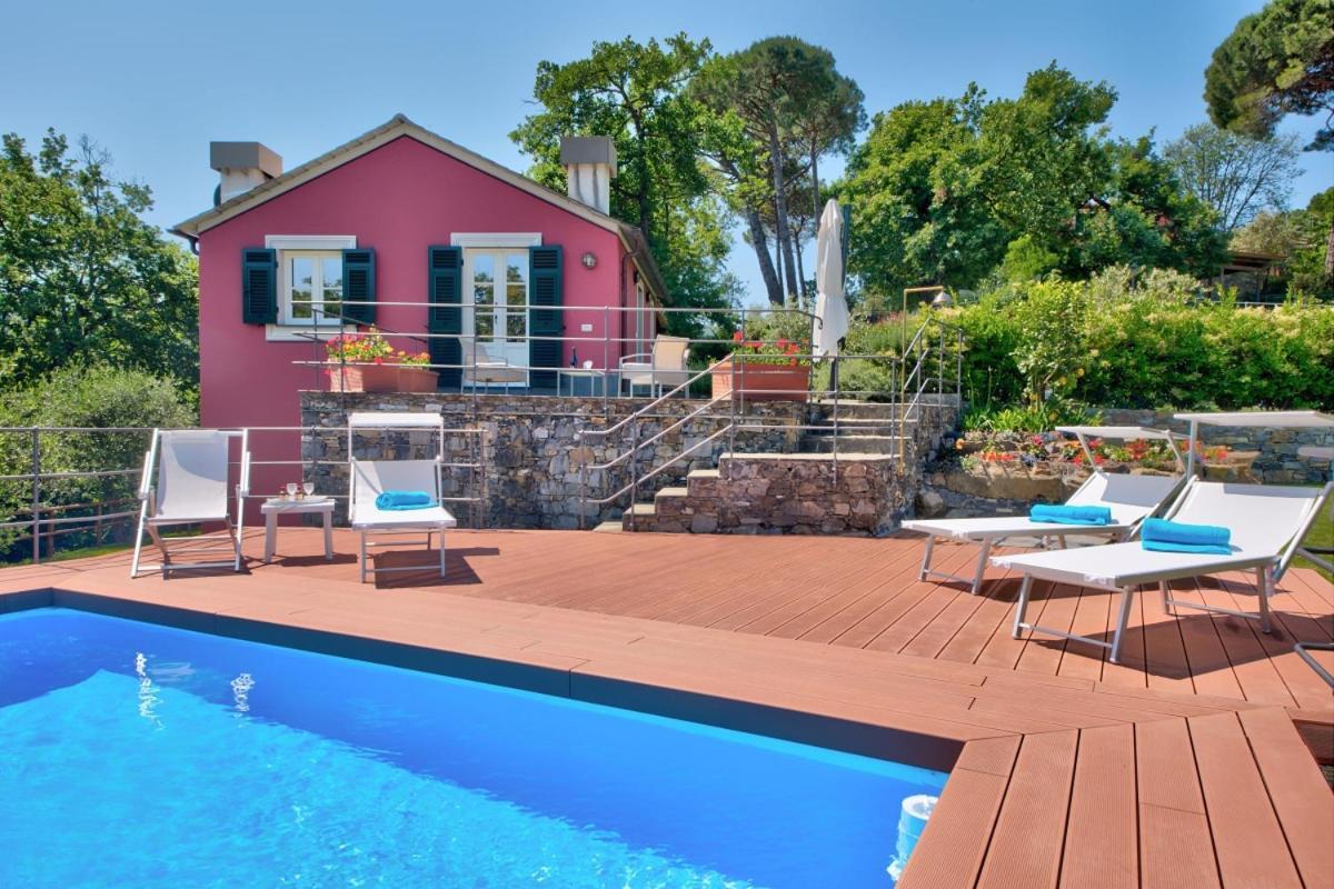 I Giardini di Camogli - VILLA SÀRVIA, garden&pool Extérieur photo